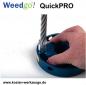 Preview: Weedgo Wildkrautbürste Quick PRO für Freischneider 130 x 25.4/20.0 mm