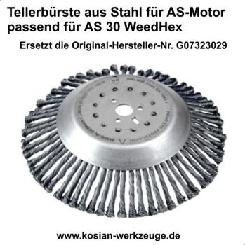 Ratioparts Tellerbürste Stahl für AS-Motor AS 30