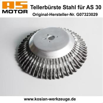 AS-MOTOR Tellerbürste Stahl für AS 30
