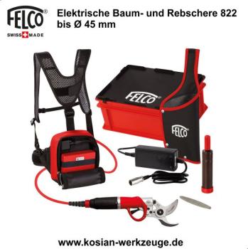 Felco 822 Elektrische Baumschere, Akku-Rebschere bis 45 mm