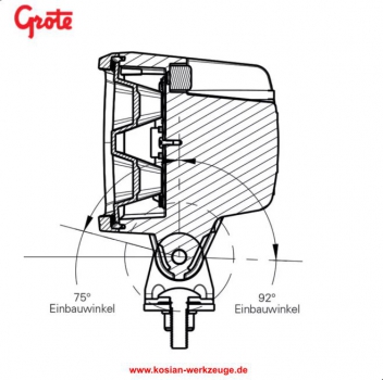 Grote LED-Arbeitsscheinwerfer Trilliant 7000 Nahfeld-Ausleuchtung