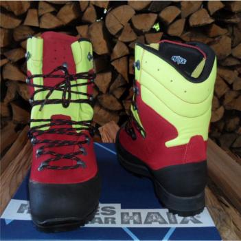 Haix Schnittschutzstiefel Protector Forest 2.1 GTX Red-Yellow