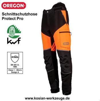 Oregon Schnittschutzhose Protect Pro orange