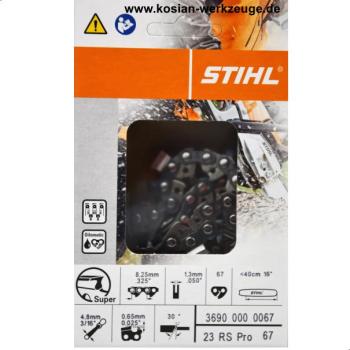 Stihl Sägekette 40cm .325" 1,3mm 67 TG 23RS Pro 3690 000 0067