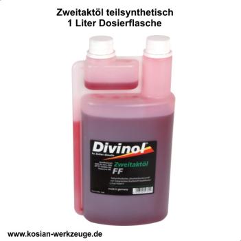 Divinol Zweitaktöl teilsynthetisch 1 Liter Dosierflasche