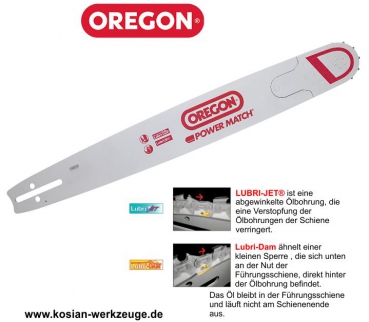 Oregon POWER MATCH Führungsschiene Schwert 3/8" 40 cm 1,5 mm 168RNDD009
