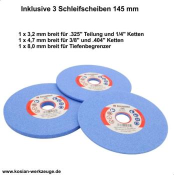 Preview: Tecomec Super Jolly SJ Pro Evo hydraulisches Kettenschärfgerät