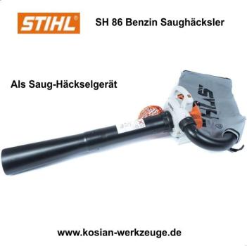 Preview: Stihl Benzin Saughäcksler SH 86