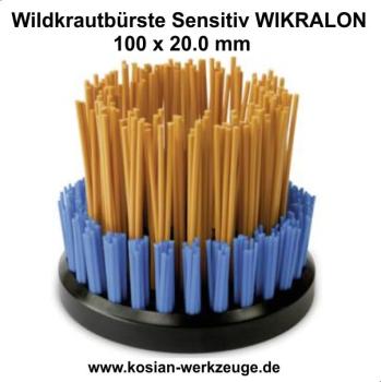 Wildkrautbürste SENSITIV WIKRALON 100 x 20.0 mm