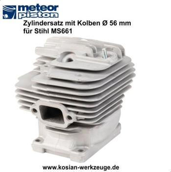 Preview: Meteor Zylindersatz mit Kolben für Stihl MS 661