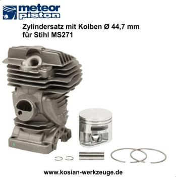 Meteor Zylindersatz mit Kolben für Stihl MS 271