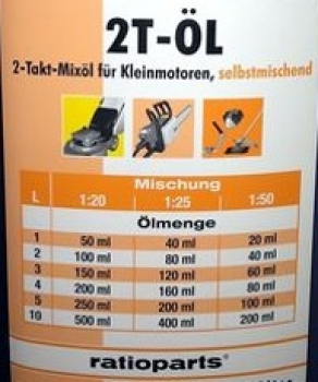 Ratioparts Zweitaktöl, Mischöl 1 Liter