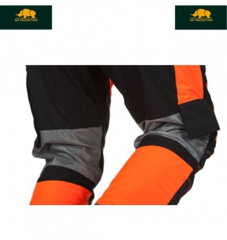 SIP W-AIR Schnittschutzhose, 1SBW grau-leuchtorange