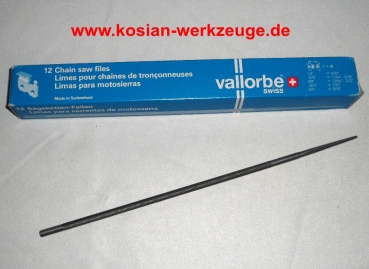 Vallorbe Rundfeile 4,0 mm für Sägeketten