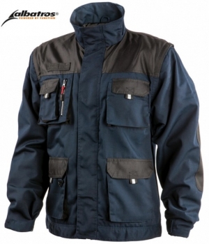 Albatros Worker-Jacke 2 in 1 Arbeitsjacke 28.625.0 blau-schwarz