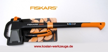 Fiskars-Set Spaltaxt X25 + Handsäge Xtract SW73