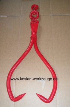 Schleppzange Verladezange Forstzange 550 kg 11 mm