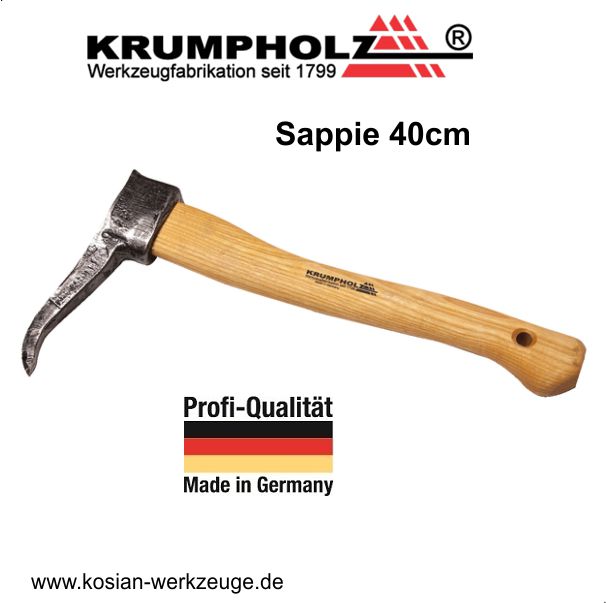 Krumpholz Sappie 40 cm Handsappie