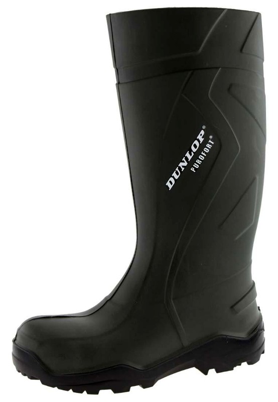 DUNLOP Purofort Sicherheitsstiefel – Mit Stahlkappe, SRC-Sohle, Gelb, Nach EN ISO 20345:2011 S5