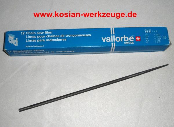 Vallorbe Rundfeile 4,8 mm für Sägeketten