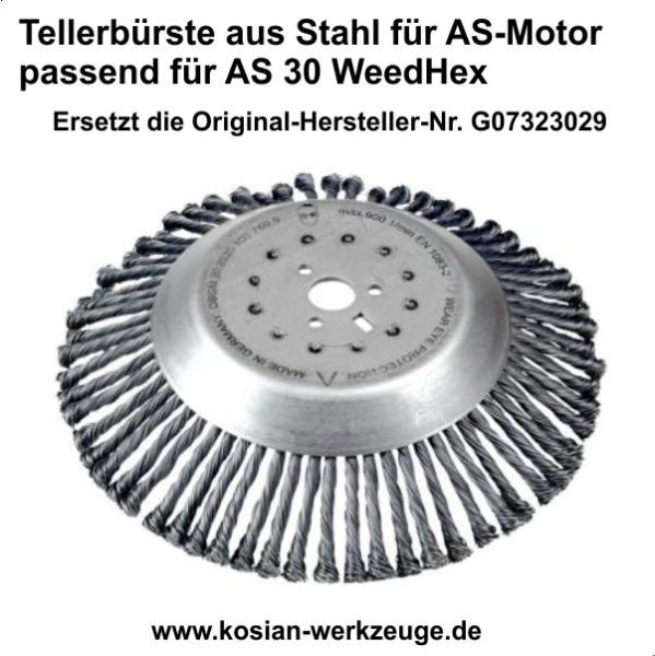 Ratioparts Tellerbürste Stahl für AS-Motor AS 30