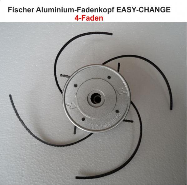 Fischer 4-Faden Aluminium-Fadenkopf EASY-CHANGE wie Oregon Jet-Fit