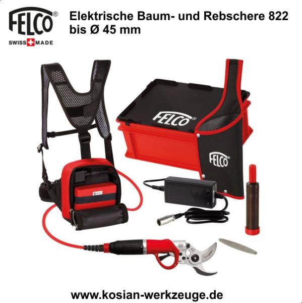 Felco 822 Elektrische Baumschere, Akku-Rebschere bis 45 mm
