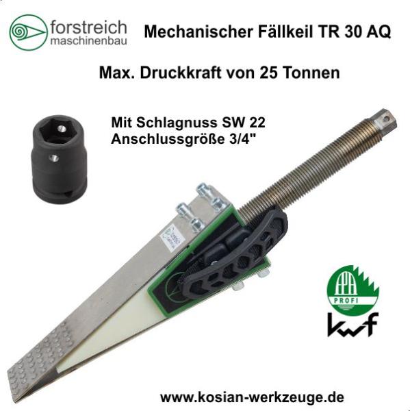 Forstreich mechanischer Fällkeil TR 30 AQ mit Schlaggnuss 3/4"