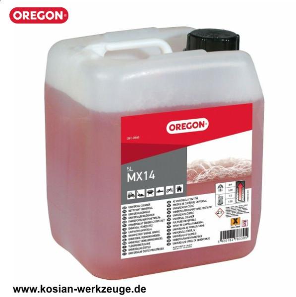 Oregon MX-14 Universal Reiniger 5l Kanister Harzreiniger