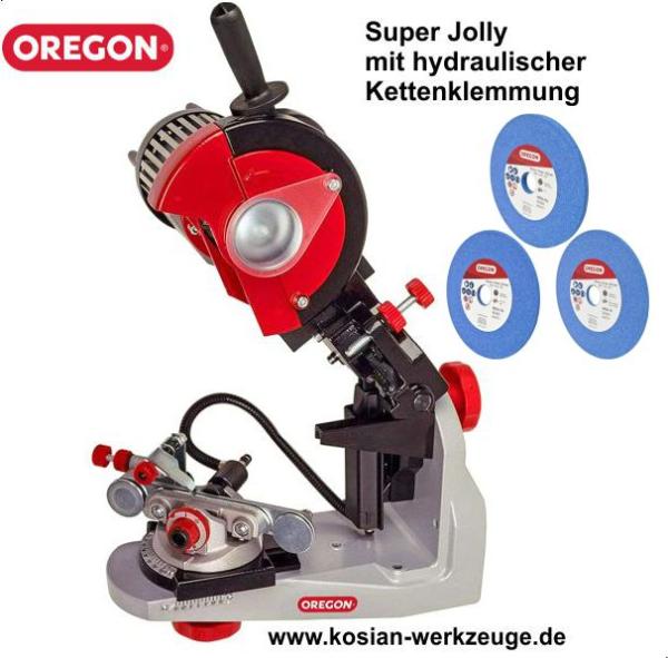 Oregon Kettenschärfgerät Super Jolly mit hydraulischer Spannung Neues Modell