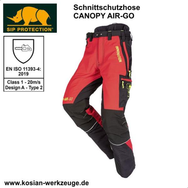 SIP Schnittschutzhose Canopy AIR-GO ideal für Baumkletterer