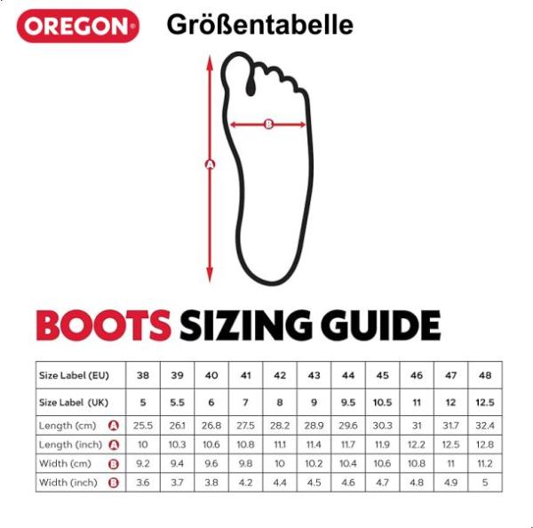 Oregon Protect Pro Schnittschutzstiefel, Schnittschutzschuh