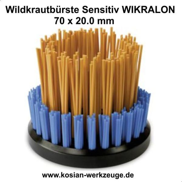 Wildkrautbürste SENSITIV WIKRALON 70 x 20.0 mm