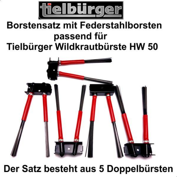 Borstensatz für Tielbürger Wildkrautbürste HW 50