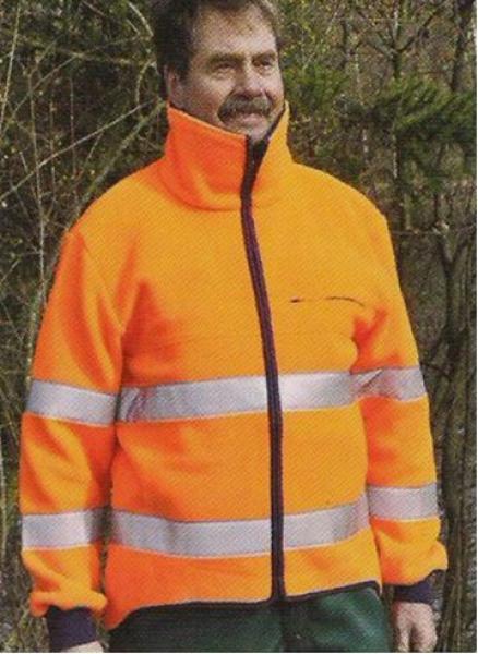 HF Fleecejacke Alpin EN 471, Warnfarbe