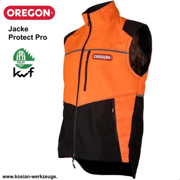 Oregon Forstjacke Protect Pro orange/schwarz