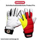 Oregon Protect Pro Schnittschutzhandschuh rot
